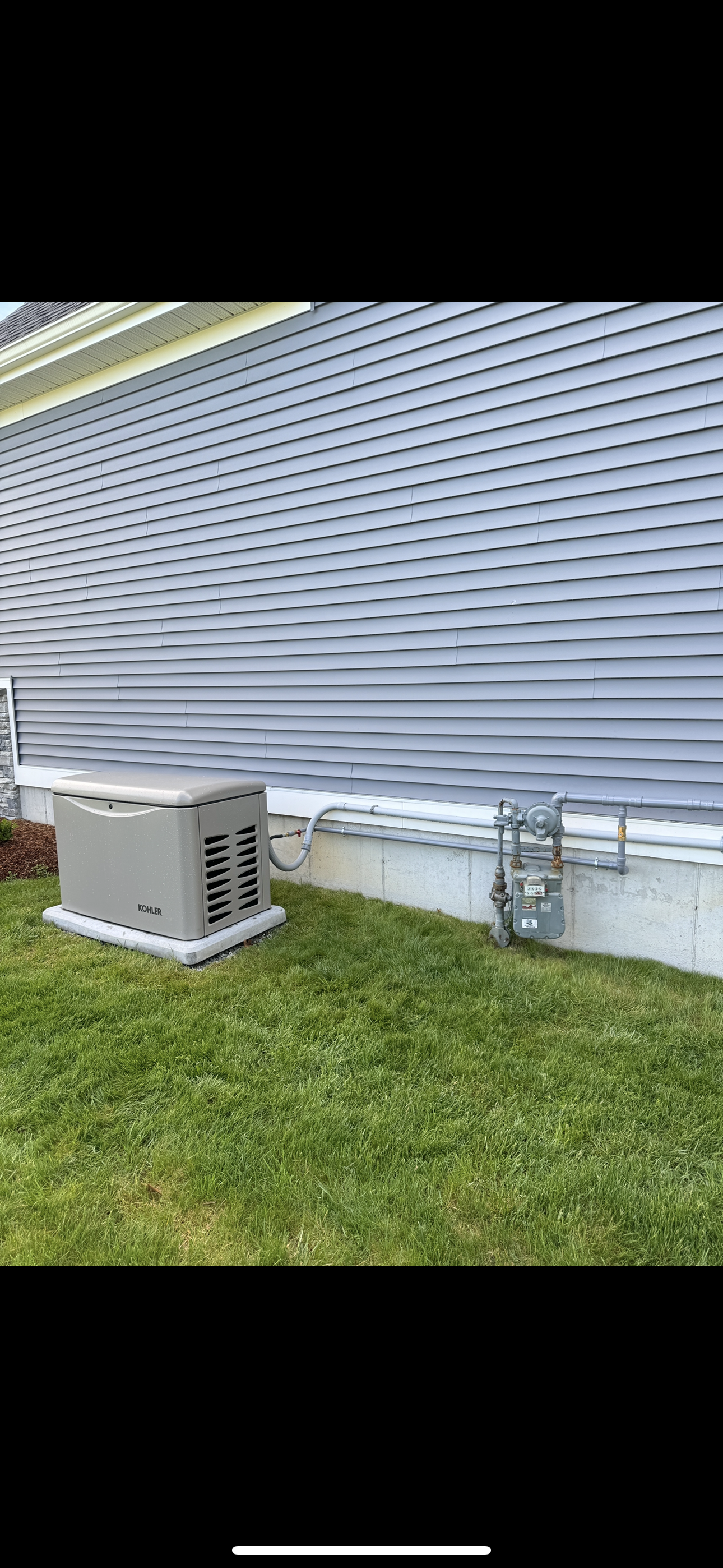 Kohler generator new install